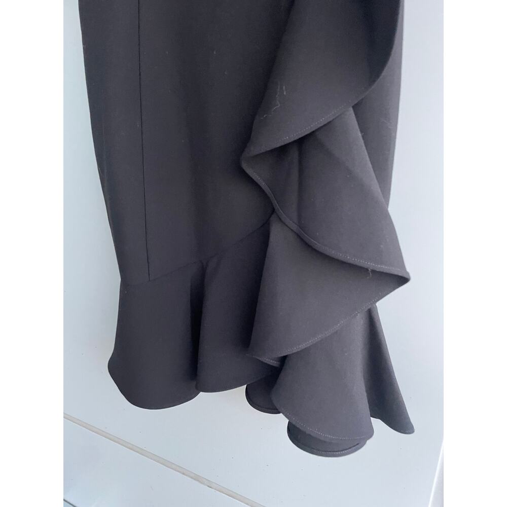 LIKELY revolve black ruffle Lavern short cocktail date night dress lbd - Picture 7 of 8